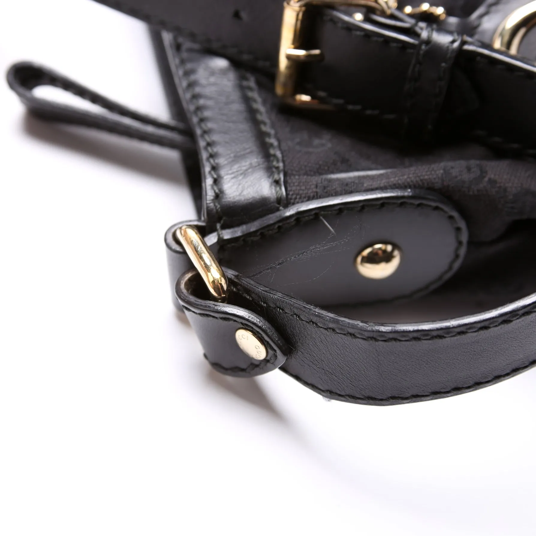 296834 GG Canvas Sukey Messenger Bag Black