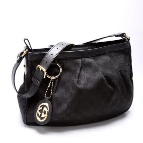 296834 GG Canvas Sukey Messenger Bag Black