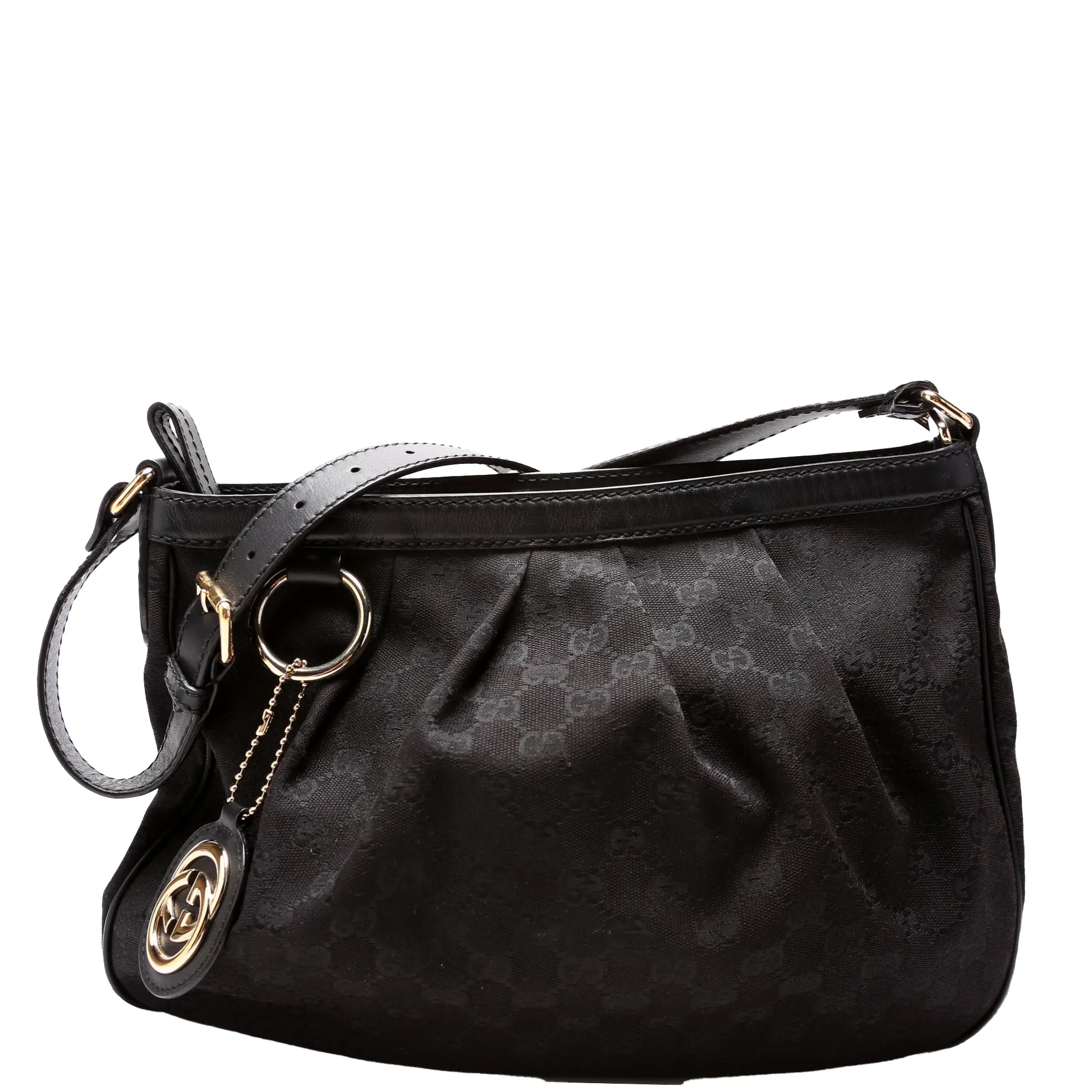 296834 GG Canvas Sukey Messenger Bag Black
