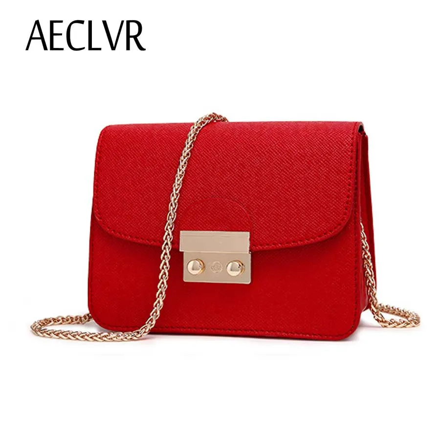 AECLVR Small Clutch Leather Bag