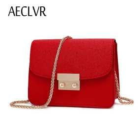 AECLVR Small Clutch Leather Bag