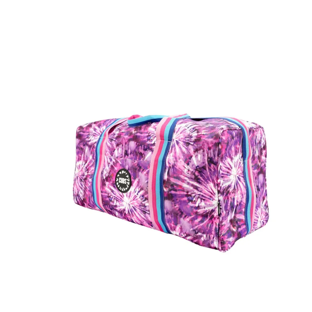 All Purple Tie Dye Medium Weekender Duffel Bag