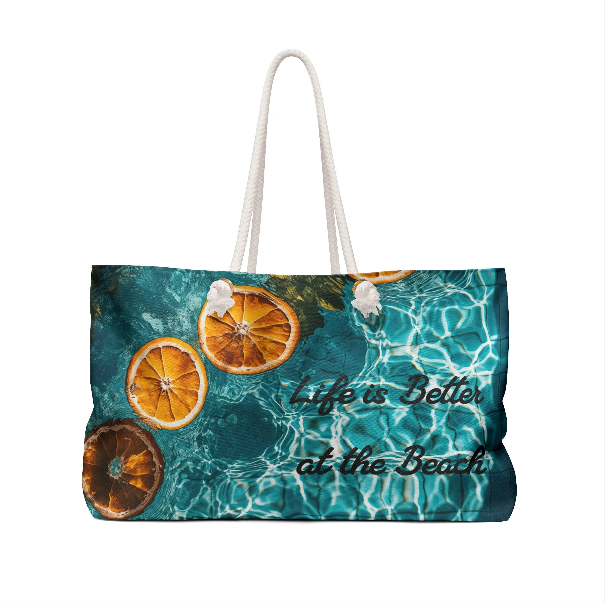 Beach Weekender Bag, Beach Tote, Gift for Her, Tote for the Beach