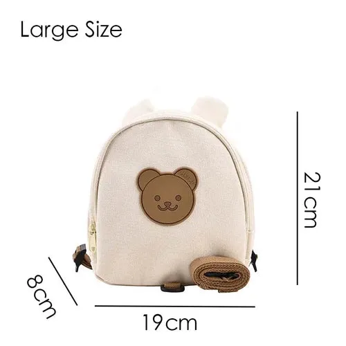Canvas Baby Backpacks Kindergarten School Bag Bear Bunny Korean