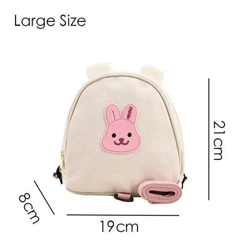 Canvas Baby Backpacks Kindergarten School Bag Bear Bunny Korean