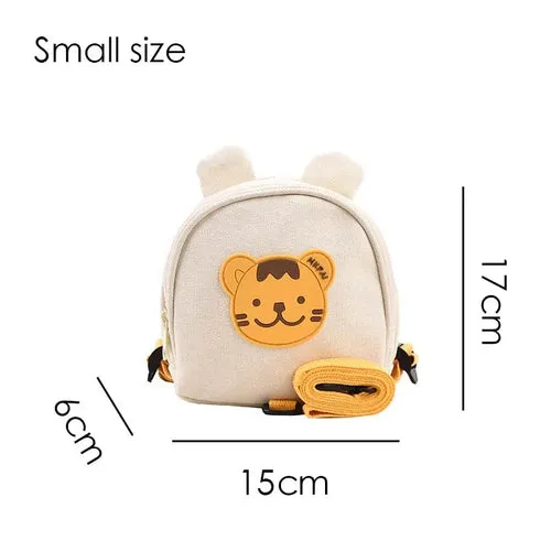 Canvas Baby Backpacks Kindergarten School Bag Bear Bunny Korean