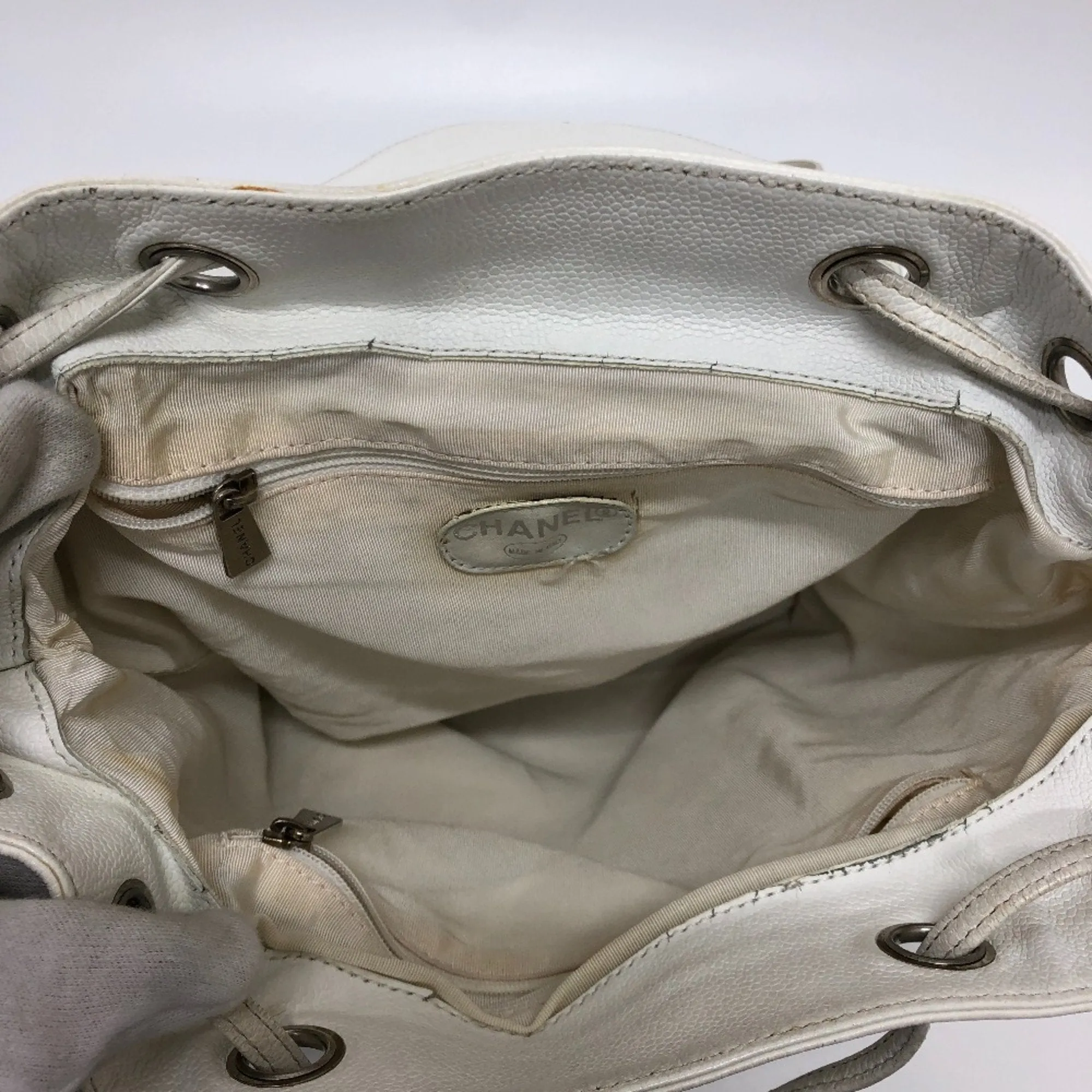 CHANEL Logo boston Backpack