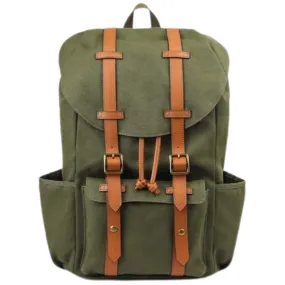 CLUB ROOM - Canvas Faux Trim Backpack