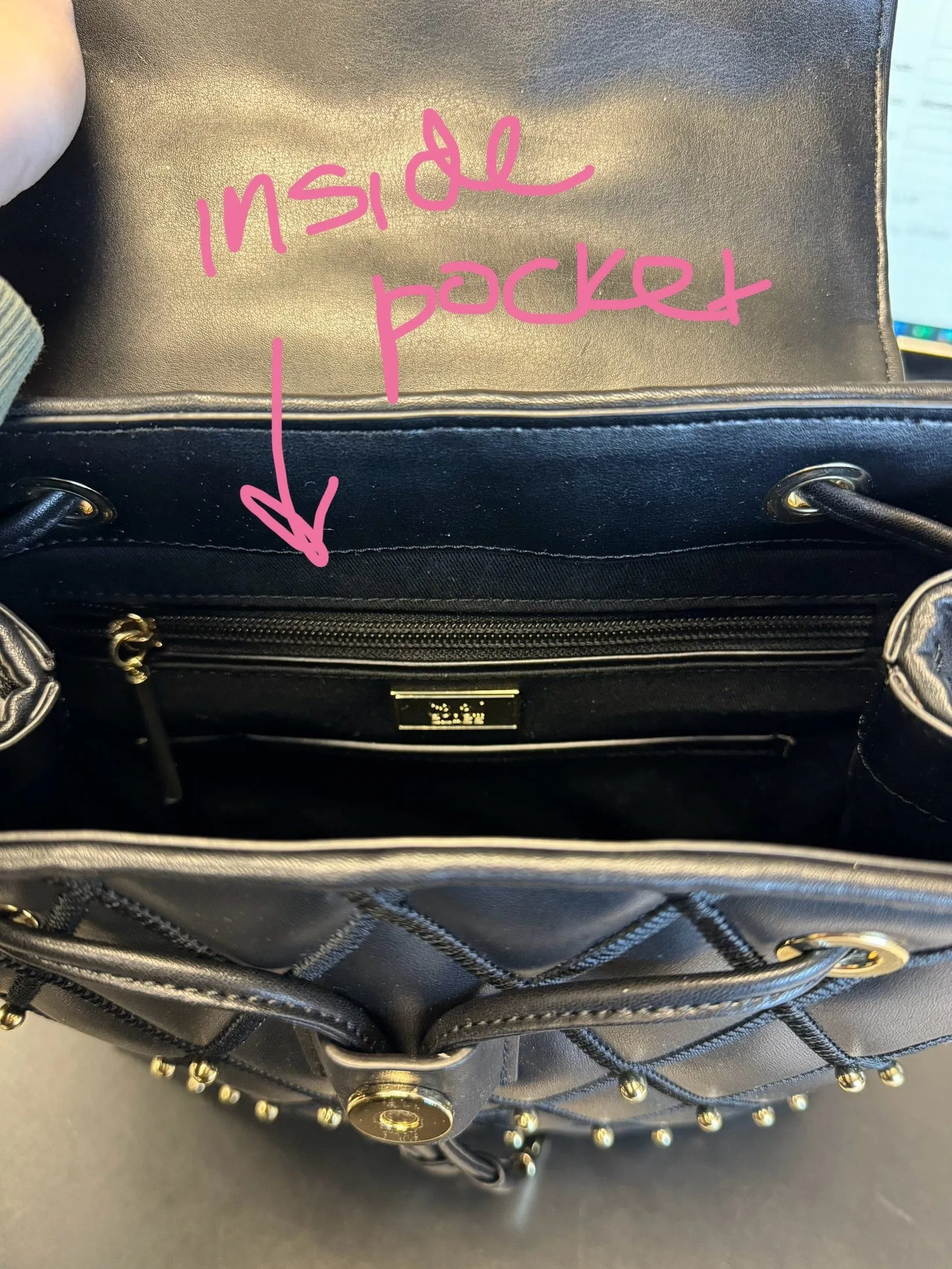 Damaged/Store Return Roberto Cavalli HXLPF5 999 Black Backpack