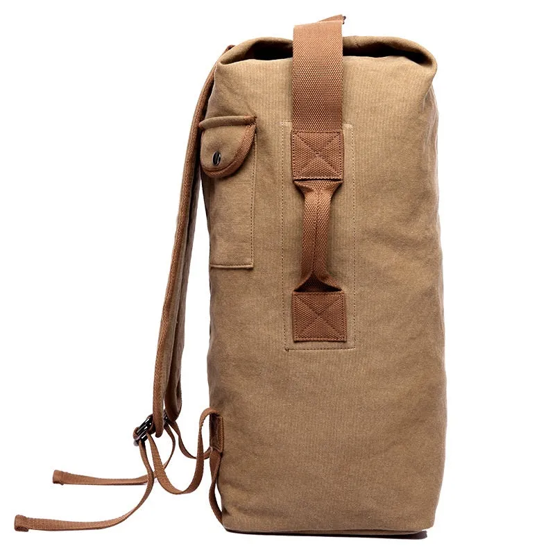 DB26 Hot!! Pure Cotton Canvas Backpacks Large Backpack Duffel Bags Bucket Bags Custom Back pack School Rucksacks Mochila Escolar