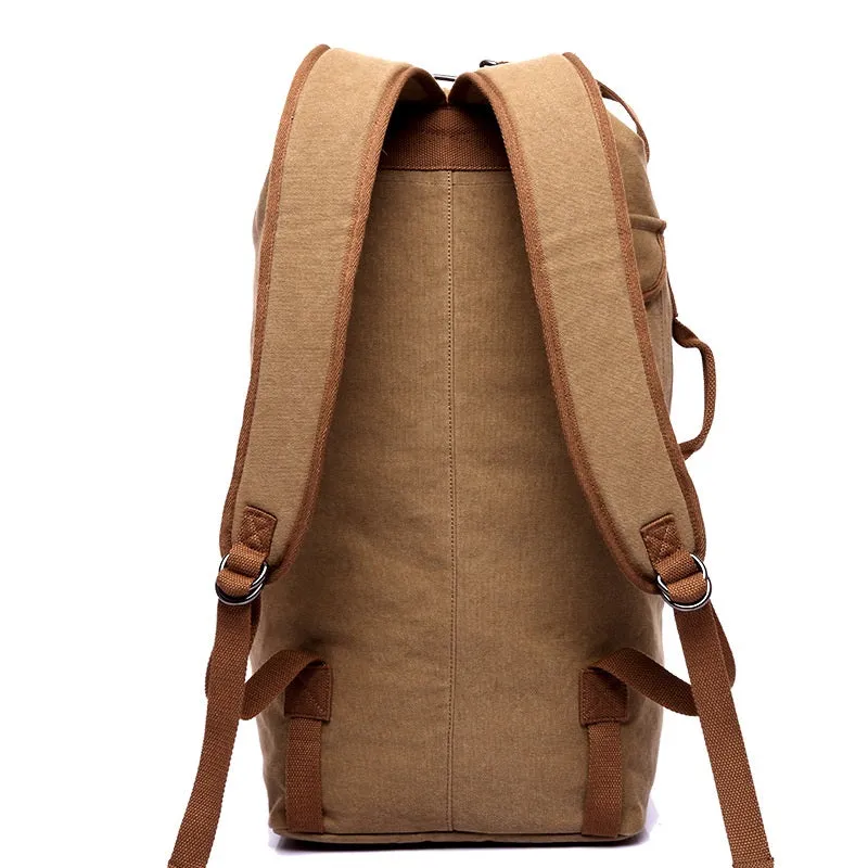 DB26 Hot!! Pure Cotton Canvas Backpacks Large Backpack Duffel Bags Bucket Bags Custom Back pack School Rucksacks Mochila Escolar