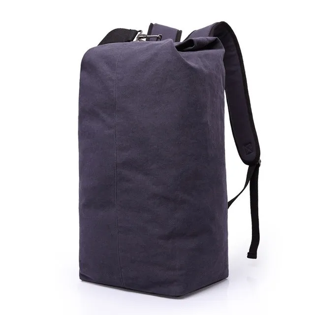 DB26 Hot!! Pure Cotton Canvas Backpacks Large Backpack Duffel Bags Bucket Bags Custom Back pack School Rucksacks Mochila Escolar