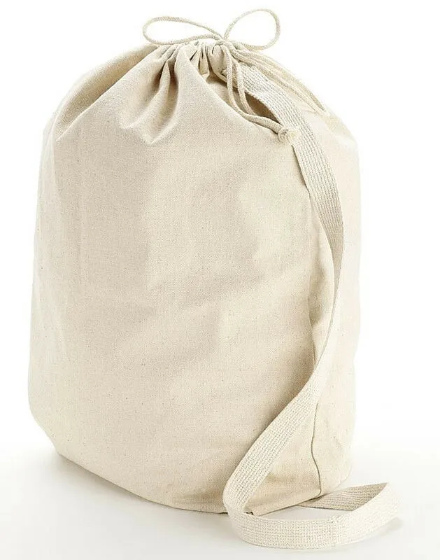 Large Size Canvas Laundry Bags with Shoulder Strap Handle LB03
