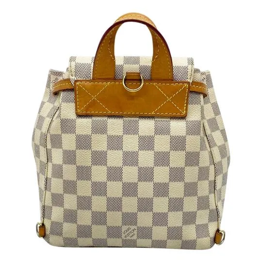 Louis Vuitton Sperone Bb 2017 White Damier Azur Canvas Backpack