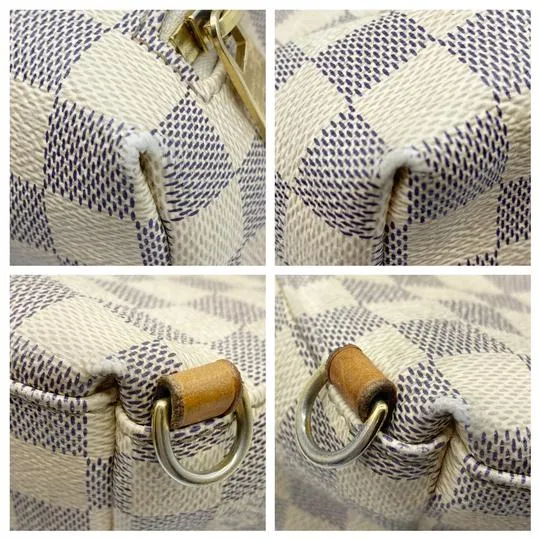 Louis Vuitton Sperone Bb 2017 White Damier Azur Canvas Backpack