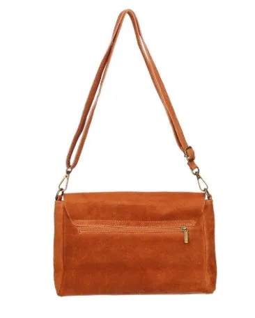 MIA  Italian suede/leather messenger bag