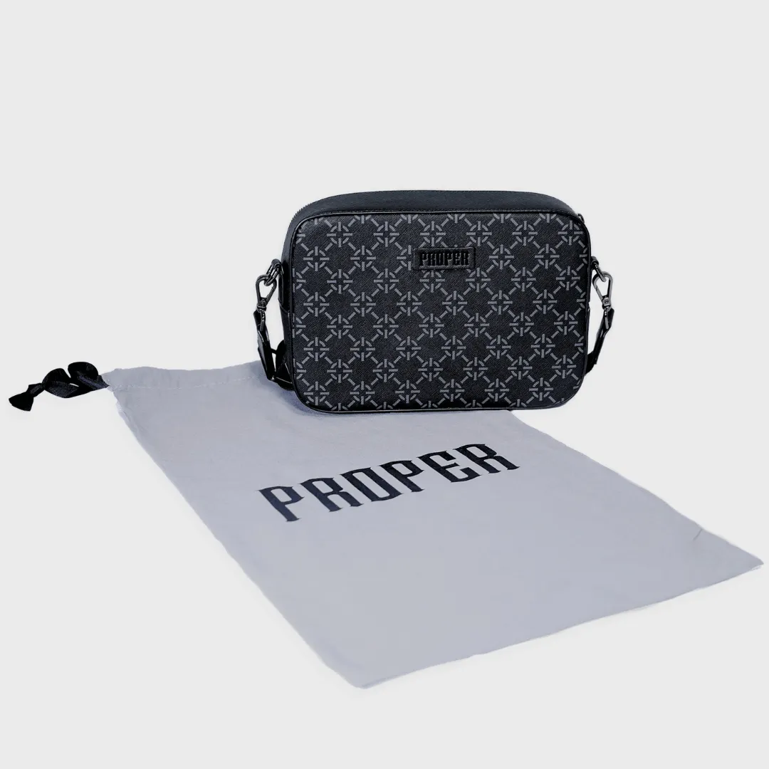 PROPER LEATHER MESSENGER BAG