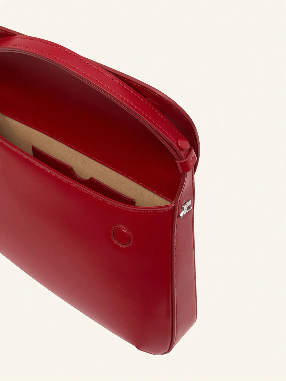 Sleek Leather Medium Bag
