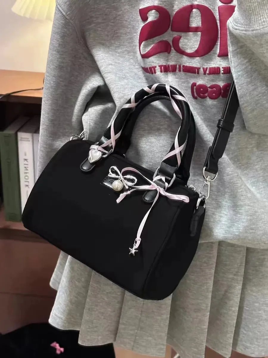 Sohiwoo  Hot Girls Y2k Hand Bag Purses Women Sweet Hot Girls Handle Chic Messenger Bag Female Fairy Core Aesthetic Crossbody Bags