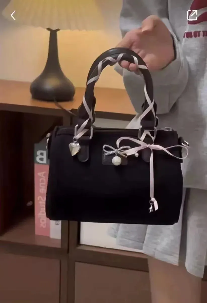 Sohiwoo  Hot Girls Y2k Hand Bag Purses Women Sweet Hot Girls Handle Chic Messenger Bag Female Fairy Core Aesthetic Crossbody Bags