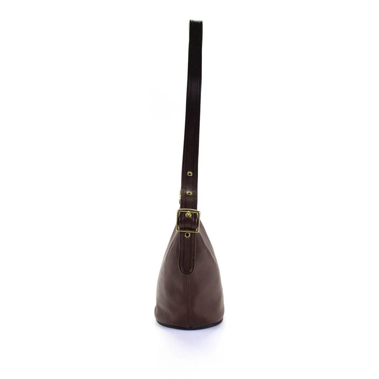 SOLD - Coach USA brown leather Legacy 9953 bucket bag cross-body