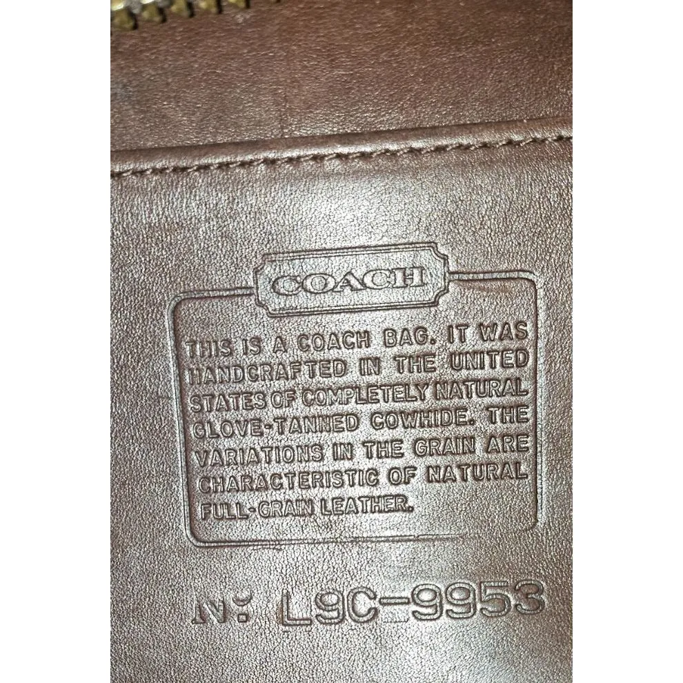 SOLD - Coach USA brown leather Legacy 9953 bucket bag cross-body