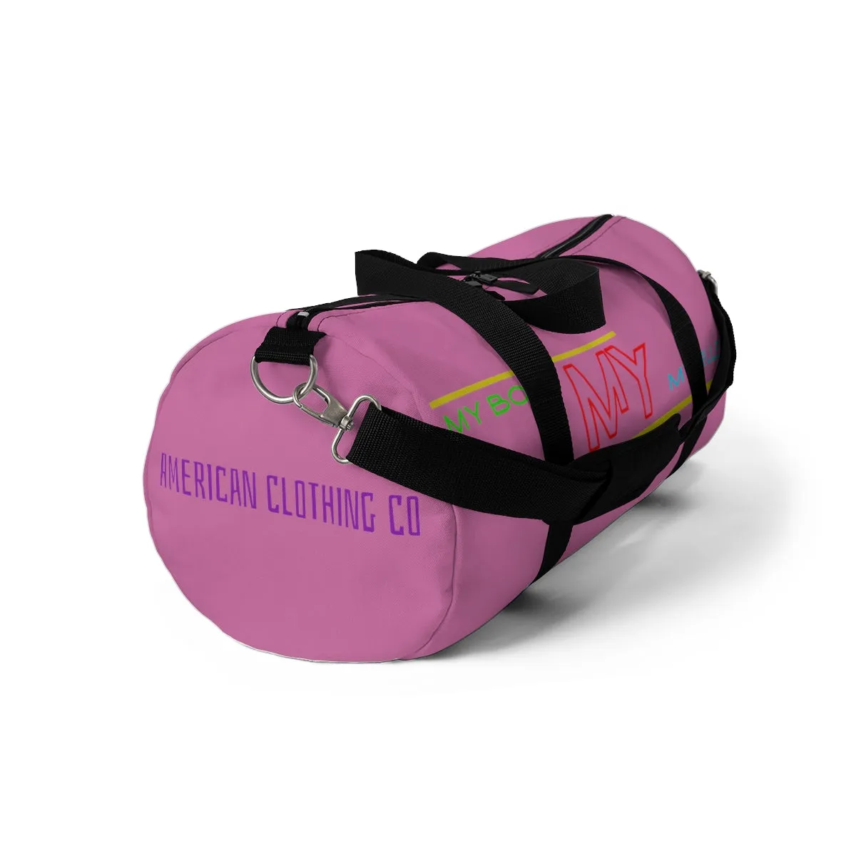Sports Bag (My Body My Rules ) Pink