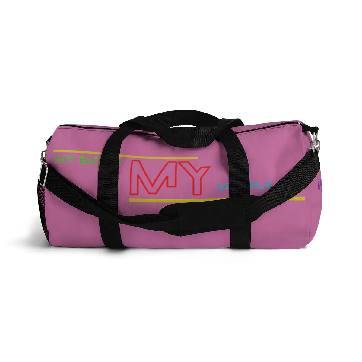 Sports Bag (My Body My Rules ) Pink