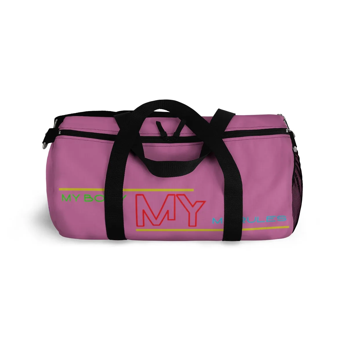 Sports Bag (My Body My Rules ) Pink