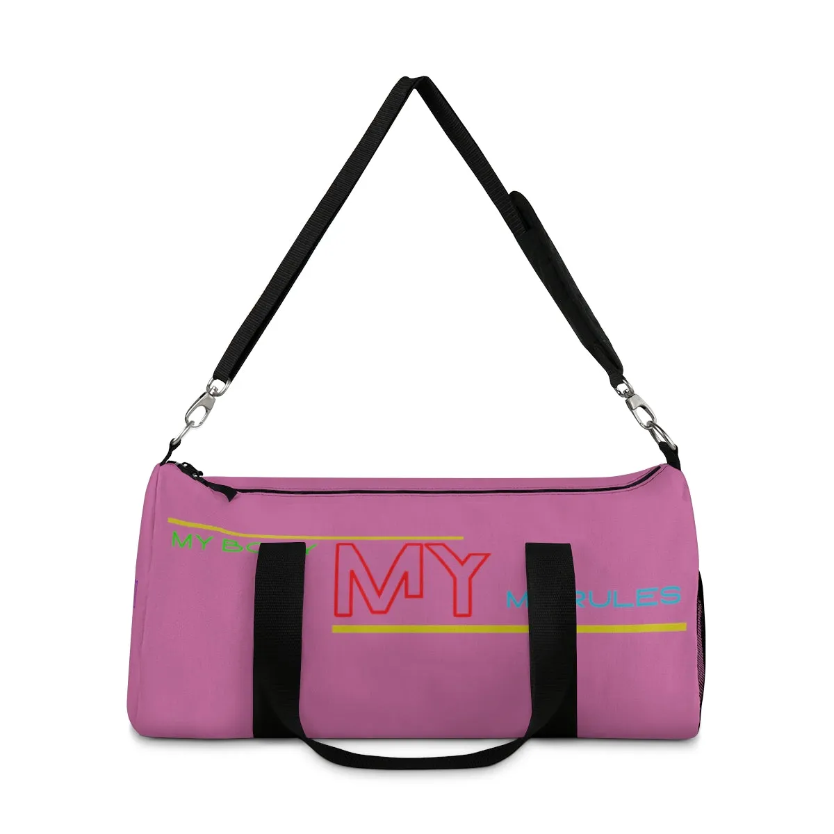 Sports Bag (My Body My Rules ) Pink
