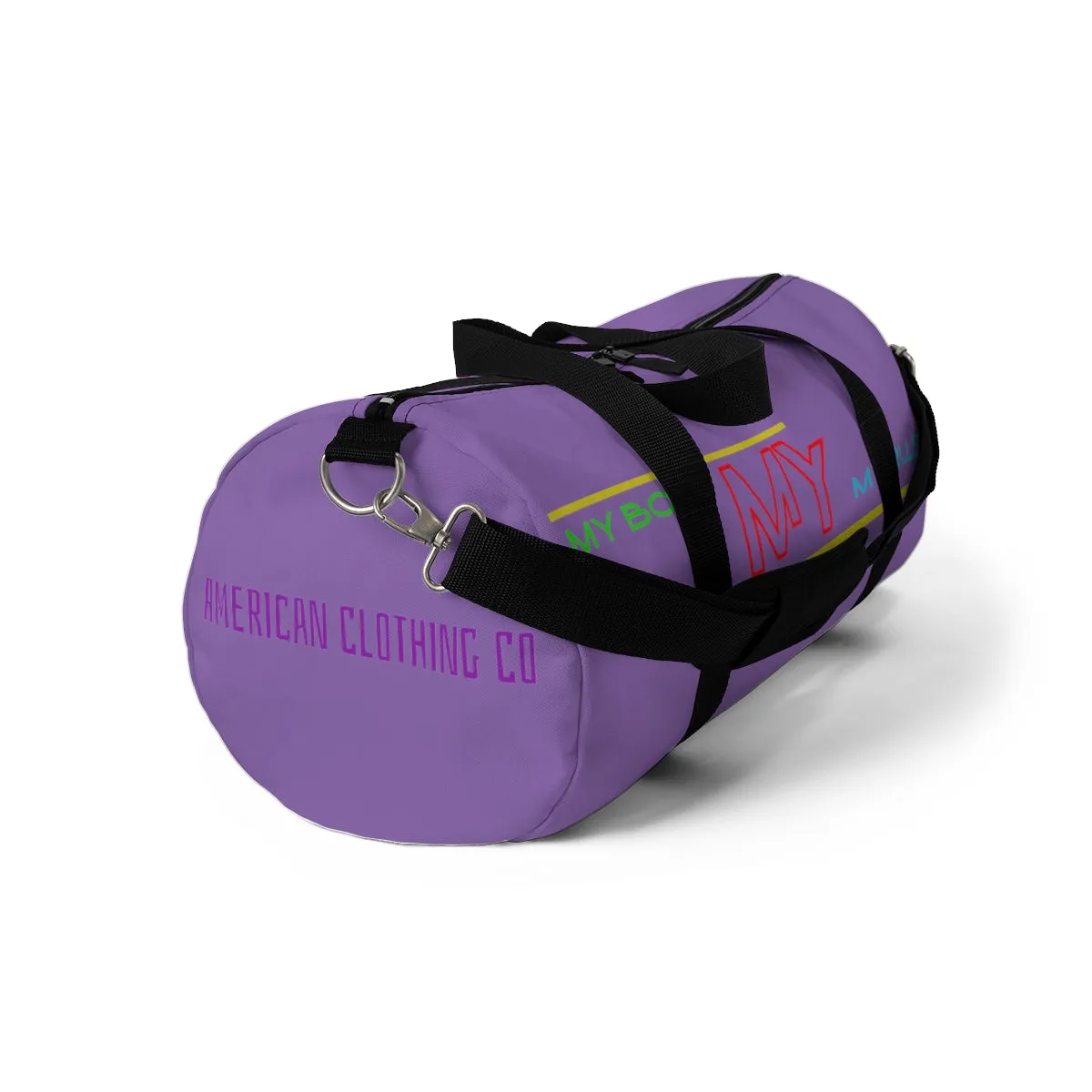 Sports Bag (My Body My Rules ) Purple