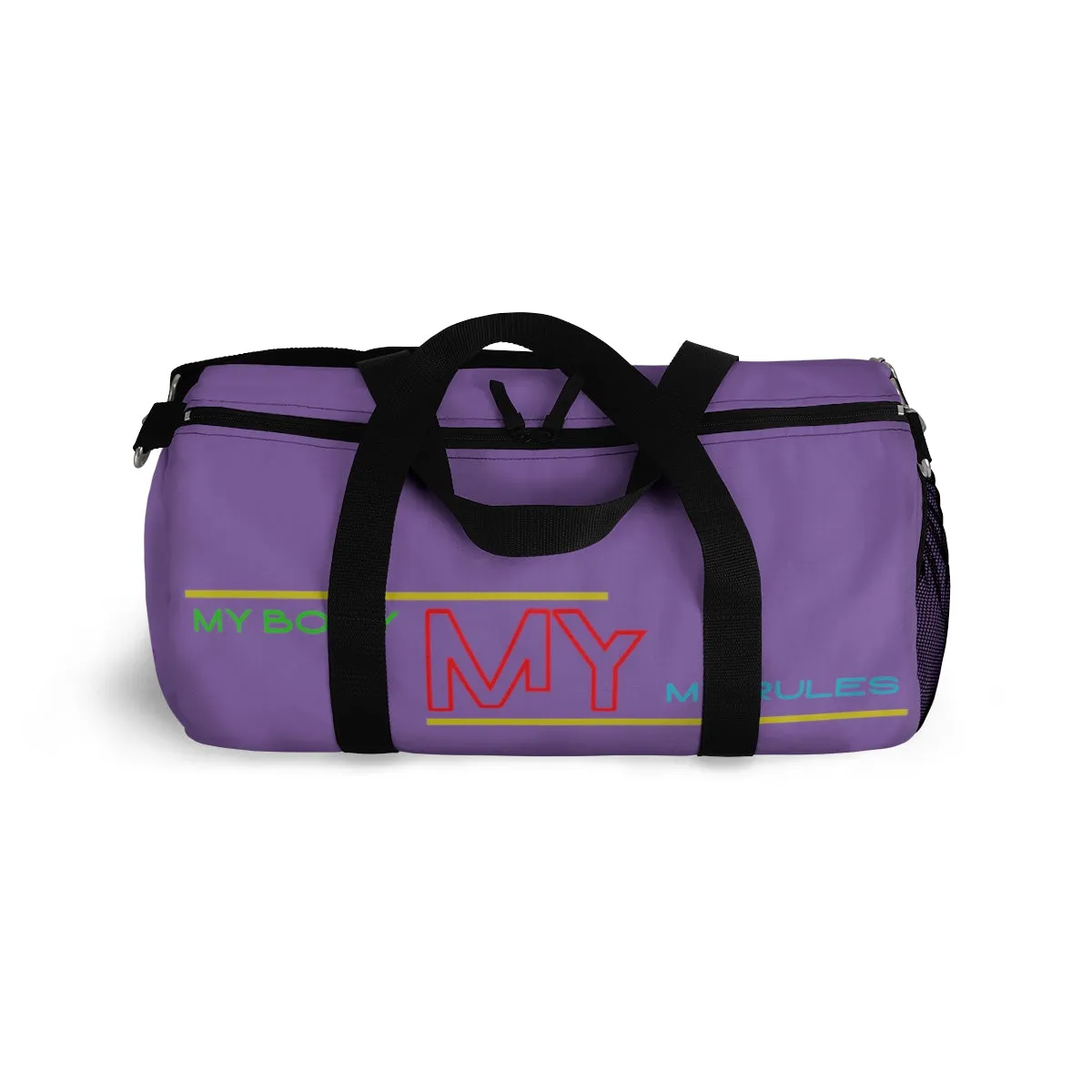 Sports Bag (My Body My Rules ) Purple