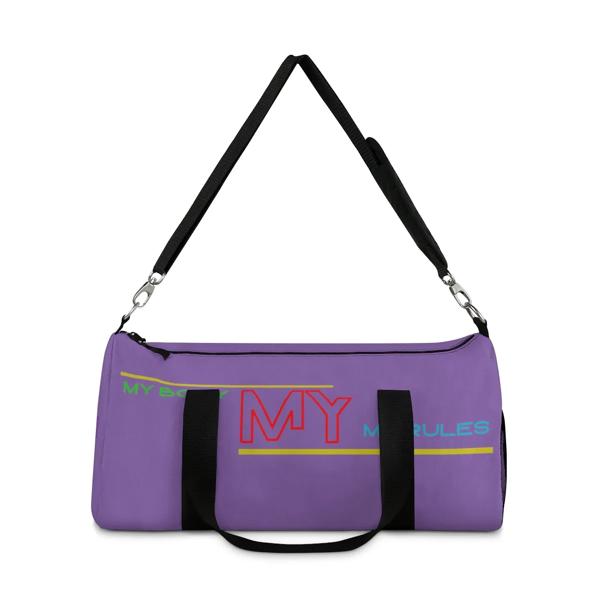 Sports Bag (My Body My Rules ) Purple