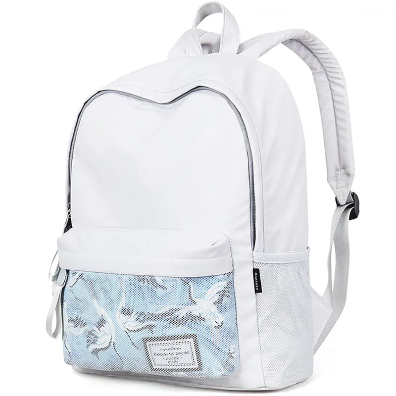 Students Backpacks For School Book Bag Front Mesh Pocket Bookbags
