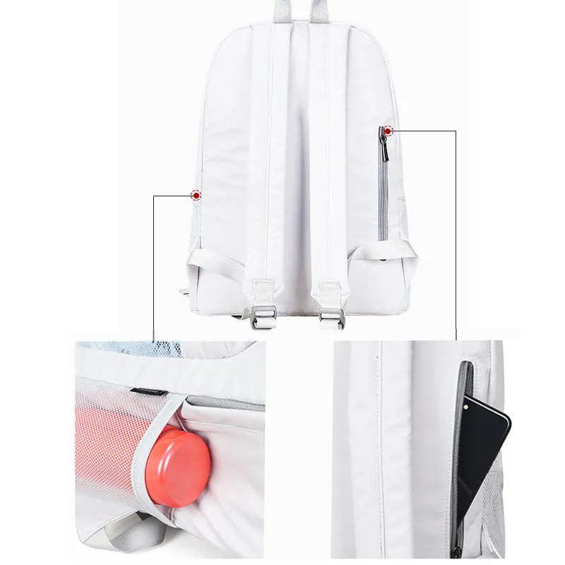 Students Backpacks For School Book Bag Front Mesh Pocket Bookbags